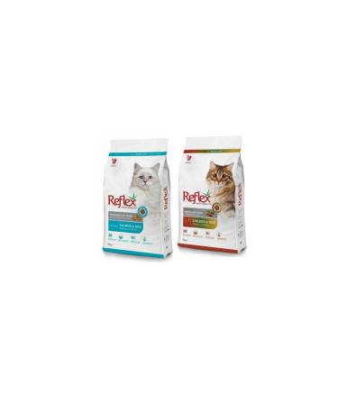 Reflex Sterilized Adult Cat Food 2 Kg + Multicolor Adult Cat Food 2 Kg