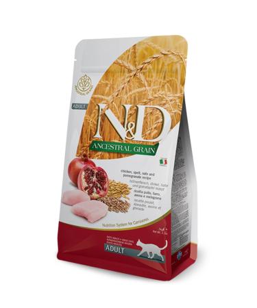 N & D Chicken and Pomegranate Low Grain Adult Cat Food 5 kg
