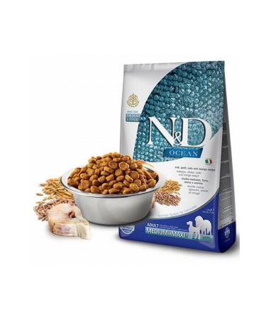 & D Low Grain Ocean Cod Orange Adult Dog Food 12 Kg