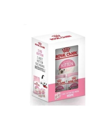 Royal Canin Kitten Kitten Food 2 Kg + 2 Kittens Gravy 85 Gr Wet Food