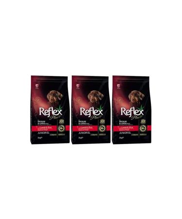 Reflex Medium Large Breed Lamb and Rice Puppy Dog Food 3 Kg x 3 Pieces