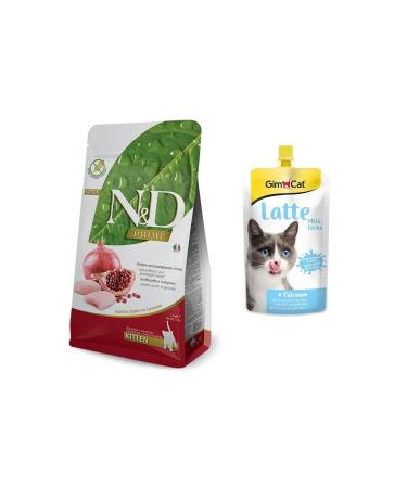 N & D Kitten 1.5 kg + Gimcat Latte 200 ml