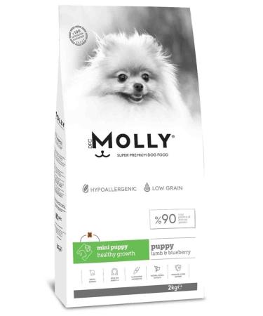 Molly Lamb and Blueberry Mini Breed Puppy Food 2kg