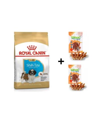 Royal Canin Shih Tzu Puppy Puppy Food 1.5 Kg + 2 Wooc Rewards 80 Gr