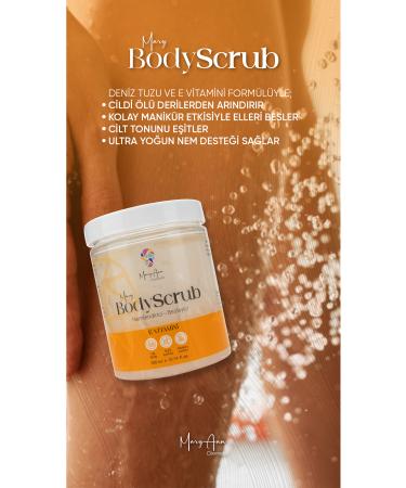 MaryAnn Cosmetic Body Scrub Moisturizing and Nourishing Vitamin E Body Peeling 300 ml - Buy Online on GoSupps.com