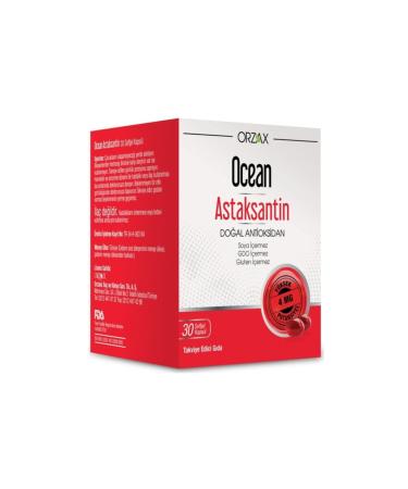 Ocean Astaxanthin Natural Antioxidant 30 Capsules