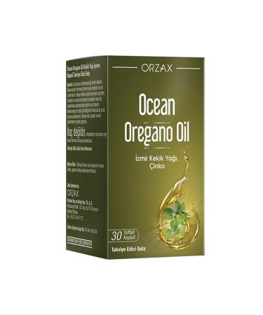 Ocean Oregano Oil Food Supplement 30 Capsules Orzax-84