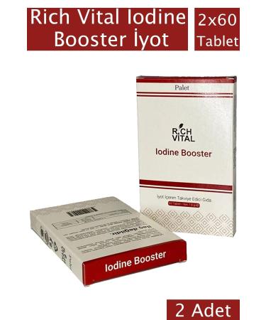 Palet Rich Iodine Booster Iodine 60 Blister Tablets 2 Pieces