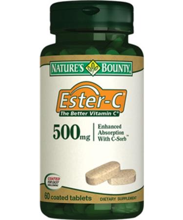 Natures Bounty Ester-c 500 mg 60 Tablets