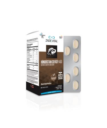 Zade Vital Coconut Oil 1000 Mg 60 Blister Capsules