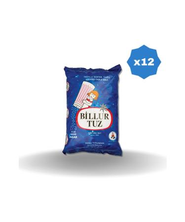 Billur BILLUR IODINE SALT 1500 GR - (12 PIECES)