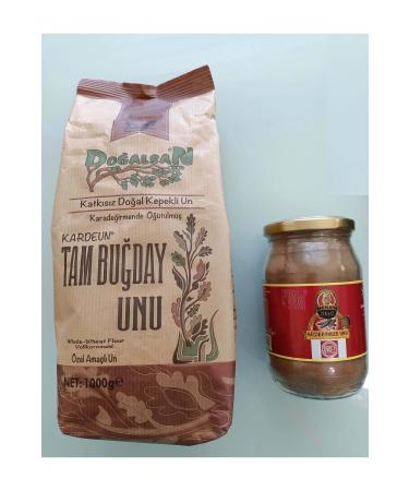 Do alsan Kardeun Whole Wheat Flour 1kg + At eri Carob Flour 2-Piece Advantageous Set...nhrrr