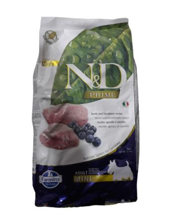 Farmina Nd Grain-Free Lamb Blueberry Small Breed Adult Dog Food 7 Kg