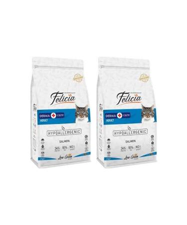 Felicia Low Grain Salmon Adult Cat Food 2 Kg X 2 Pieces