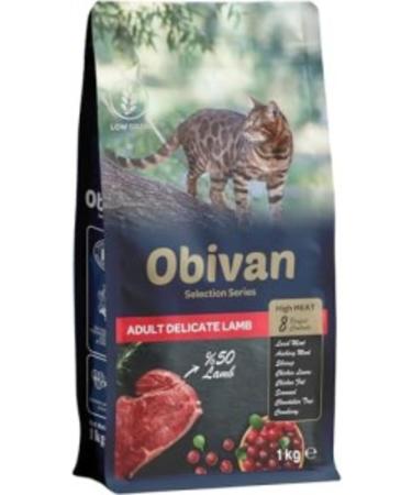 Furlo Obivan Selection Delicate Low Grain Lamb Adult Cat Food 1 Kg x 3 Pieces