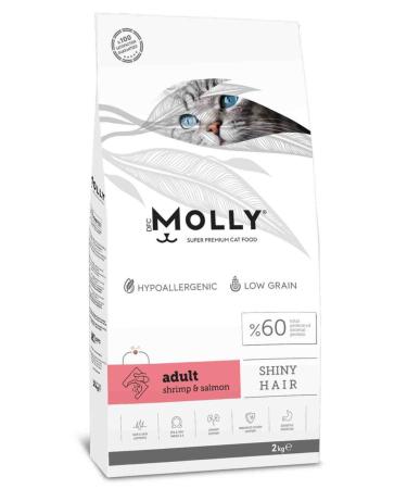 Molly Shrimp & Salmon Adult Cat Food 2kg
