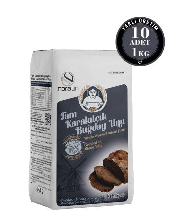 NORA FLOUR Whole Wheat Flour 1 Kg 10 Pieces (VEGAN)