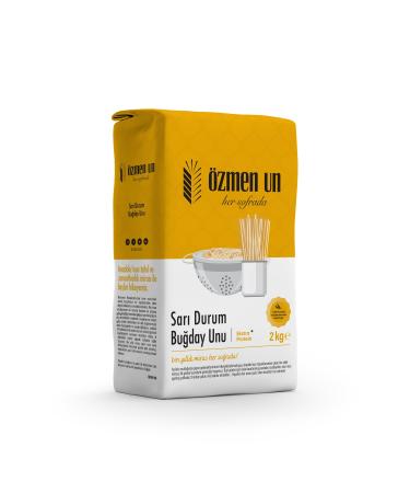 Ozmen Yellow Durum Wheat Flour 2 Kg