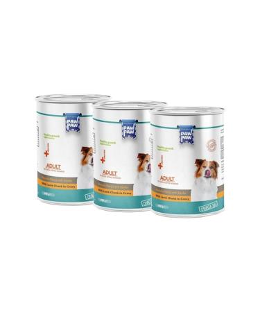 PawPaw Lamb Adult Dog Canned Food 400grx3