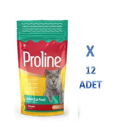 Proline Proline Chicken Adult Cat Food 400 gr x 12 Pieces