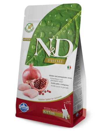 N & D Chicken and Pomegranate Grain Free Kitten Cat Food 5 kg