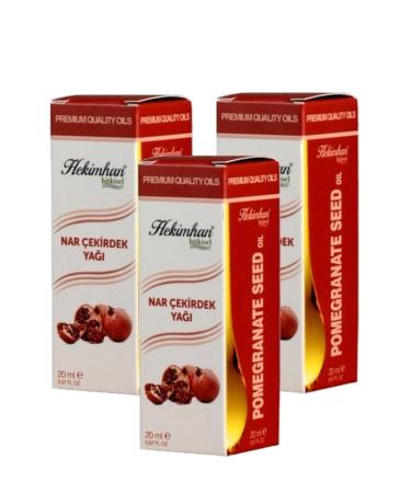 Hekimhan Pomegranate Seed Oil 20 ml 3 Pieces