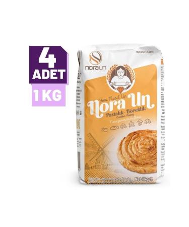 NORA FLOUR Pastry Flour 1 Kg 4 Pieces - Buy Online on GoSupps.com
