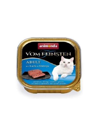 Animonda Vom Feinsten Salmon Shrimp Cat Canned Food 100 Gr 6 Pieces