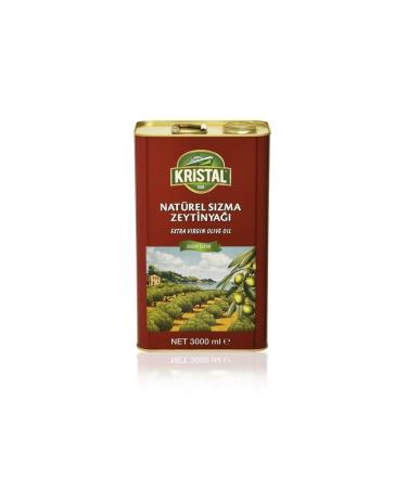 Crystal Natural Extra Virgin Olive Oil 3 L Tin DG