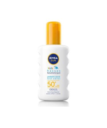 NIVEA Sun Kids Sensitive Protection Sun Spray Unscented 200 Ml