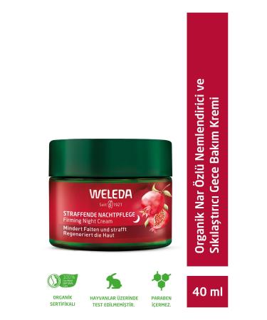 Weleda Pomegranate & Maca Peptides Organic Pomegranate Firming Night Cream 40ml