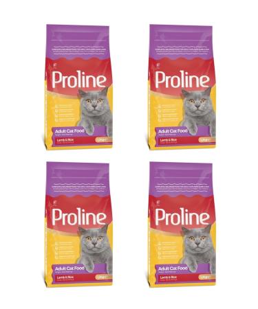 Proline Lamb Meat Rice Cat Food 1200 gr X 4 Packages (New Packaging)