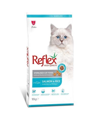 Reflex Sterilized Cat Food with Salmon and Rice 10 Kg