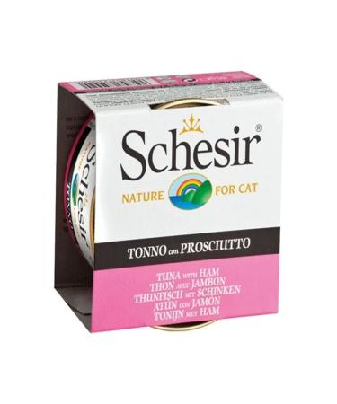 Schesir Tuna and Ham Jelly Canned Cat Food 85 gr