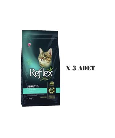 Reflex Salmon Infertile Cat Food 1.5 Kg 3 Piece Set