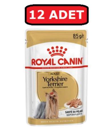 Royal Canin Yorkshire Terrier Adult Wet Dog Food 85 gr 12 Pieces