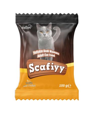 SCAFIYY ADULT CAT FOOD 100 GR (12 PIECES)