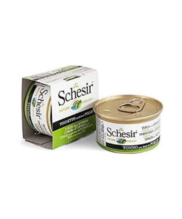Schesir Adult Cat Canned Food 85 Gr Tuna + Chicken Meat