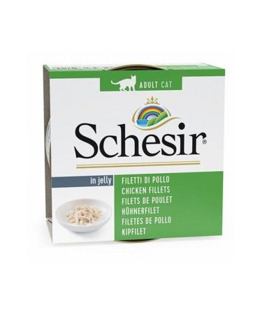 Schesir Chicken Jelly Adult Cat Canned Food 85 gr