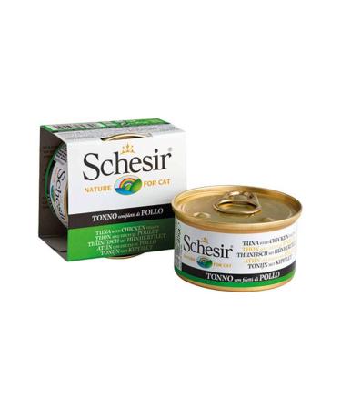 Schesir Tuna and Chicken Cat Canned Food 85 gr