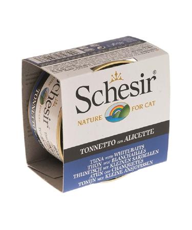 Schesir Tuna and Herring Cat Canned Food 85 Gr 6 Pieces