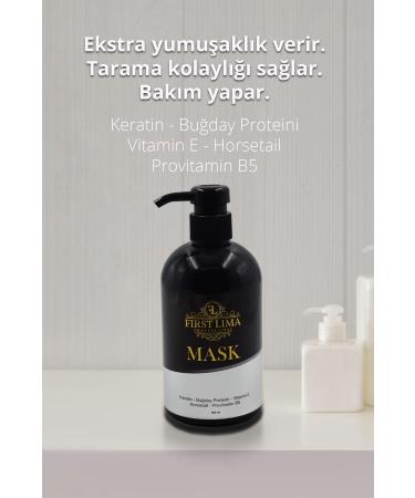 First Lima Professional Repairing Intensive Care Mask for Dyed and Damaged Hair 500 Ml (Keratin Mask) - Buy Online on GoSupps.com