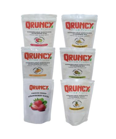 Qruncy 6-Piece Freeze Dry Fruit Introduction Package