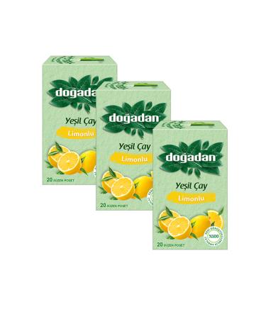 Do adan GREEN TEA WITH LEMON 20 STRAINING BAGS 3 PACKS
