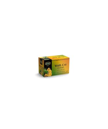 Akzer Green Tea Pineapple (20 Tea Bags)