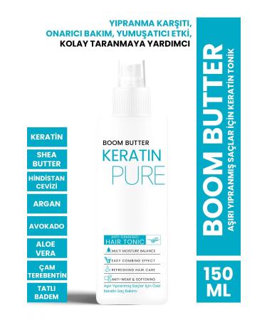 BOOM BUTTER Keratin Tonic for Extremely Damaged Hair 150ML