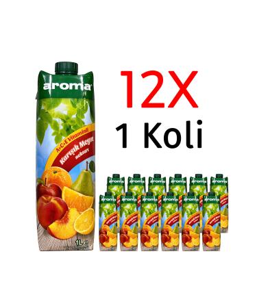 Aroma Nectar Mixed Fruit Juice 1L 12 Pieces