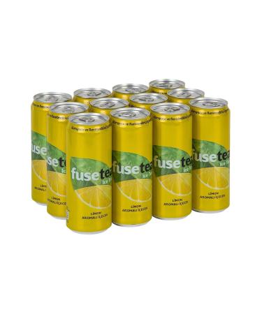 Fuse Tea Lemon Flavored Iced Tea 330 Ml X 12 Pieces