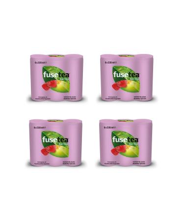 Fuse Tea Melon and Strawberry Flavored Drink Iced Tea 1 Liter X 6 Pieces