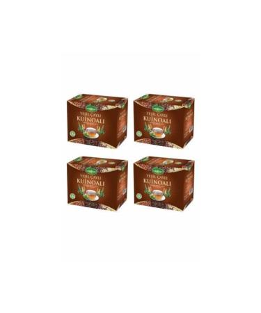 Mindivan 4 Pieces Green Tea Quinoa Mixed Herbal Tea 30 Filtering Bags